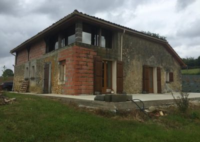 Façades 40 - Rénovation d’une vielle maison landaise à SAINT CRICQ CHALOSSE
