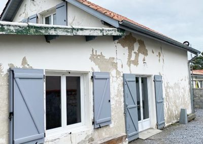 Ravalement façade et résine anti fissures Tarnos Landes