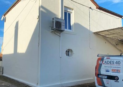 Réparation et imperméabilisation façade à Mont de Marsan, après les travaux