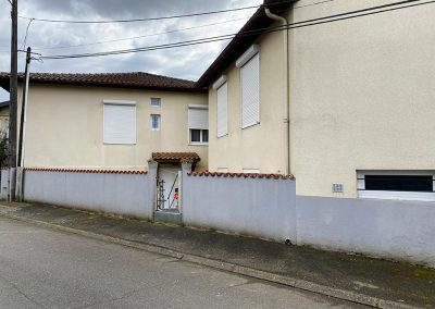 Ravalement de façade à Hagetmau dans les Landes (40), avant les travaux